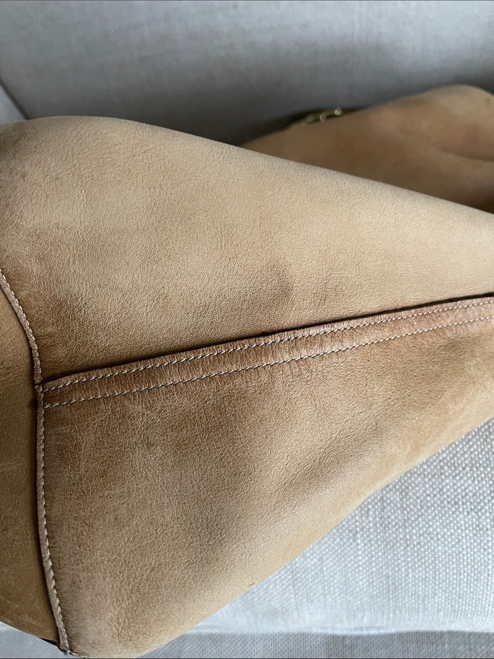 Y2K Coach Tan Leather Hobo with Gold Tag - Picture 5 of 10